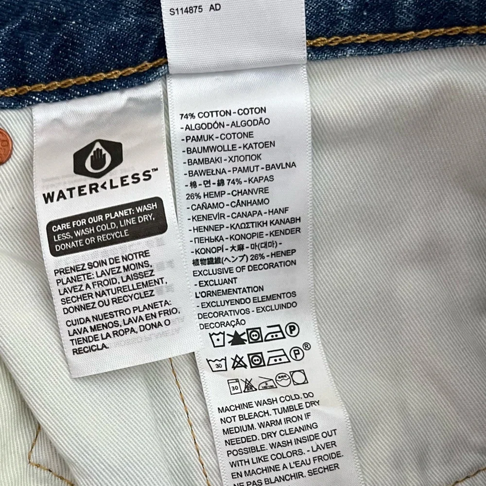 NWT Levi's 50s Straight Denim Jeans Medium Rinse Blue Size 36